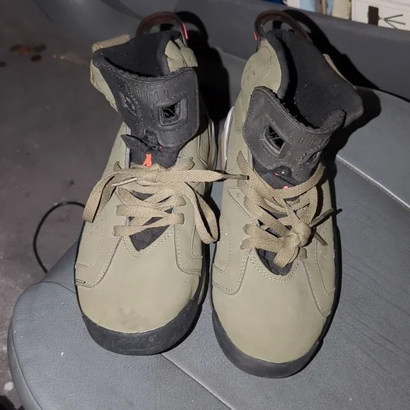 Jordan | Shoes | Air Jordan Retro 6x Travis Scott Green  display picture 1